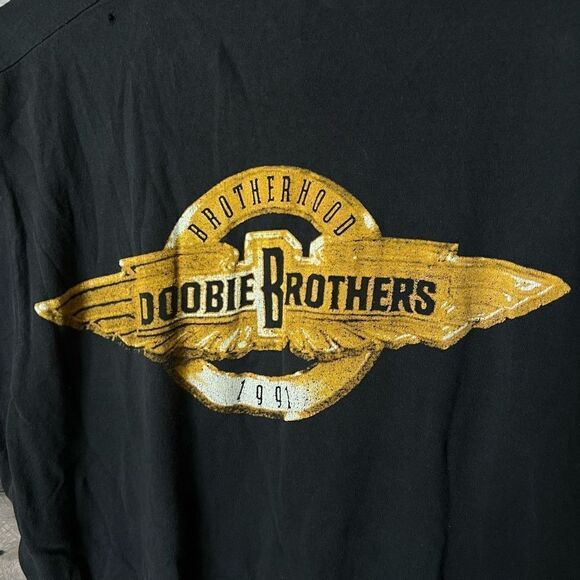 VTG 1991 The Doobie Brothers Brotherhood T Shirt Large - Picture 4 of 4